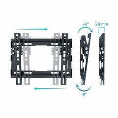 TooQ LP1044T-B 23-43" hinta ja tiedot | TV-seinätelineet | hobbyhall.fi