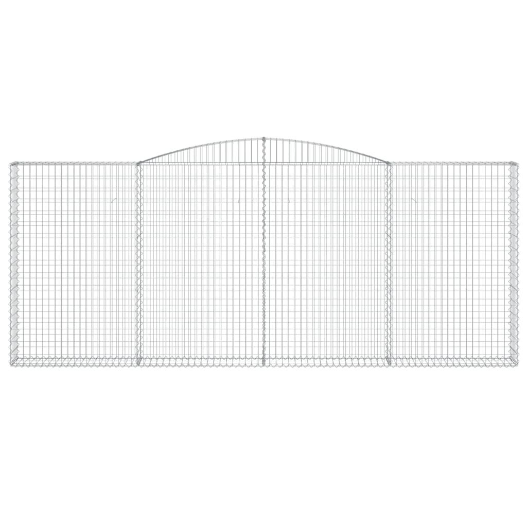 Gabion korit vidaXL 400x30x160/180 cm hinta ja tiedot | Aidat ja tarvikkeet | hobbyhall.fi