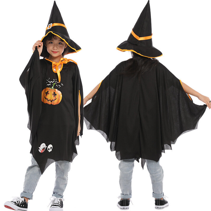 Halloween lasten puvut, musta, yksi koko sopii kaikille hinta ja tiedot | Juhlakoristeet | hobbyhall.fi