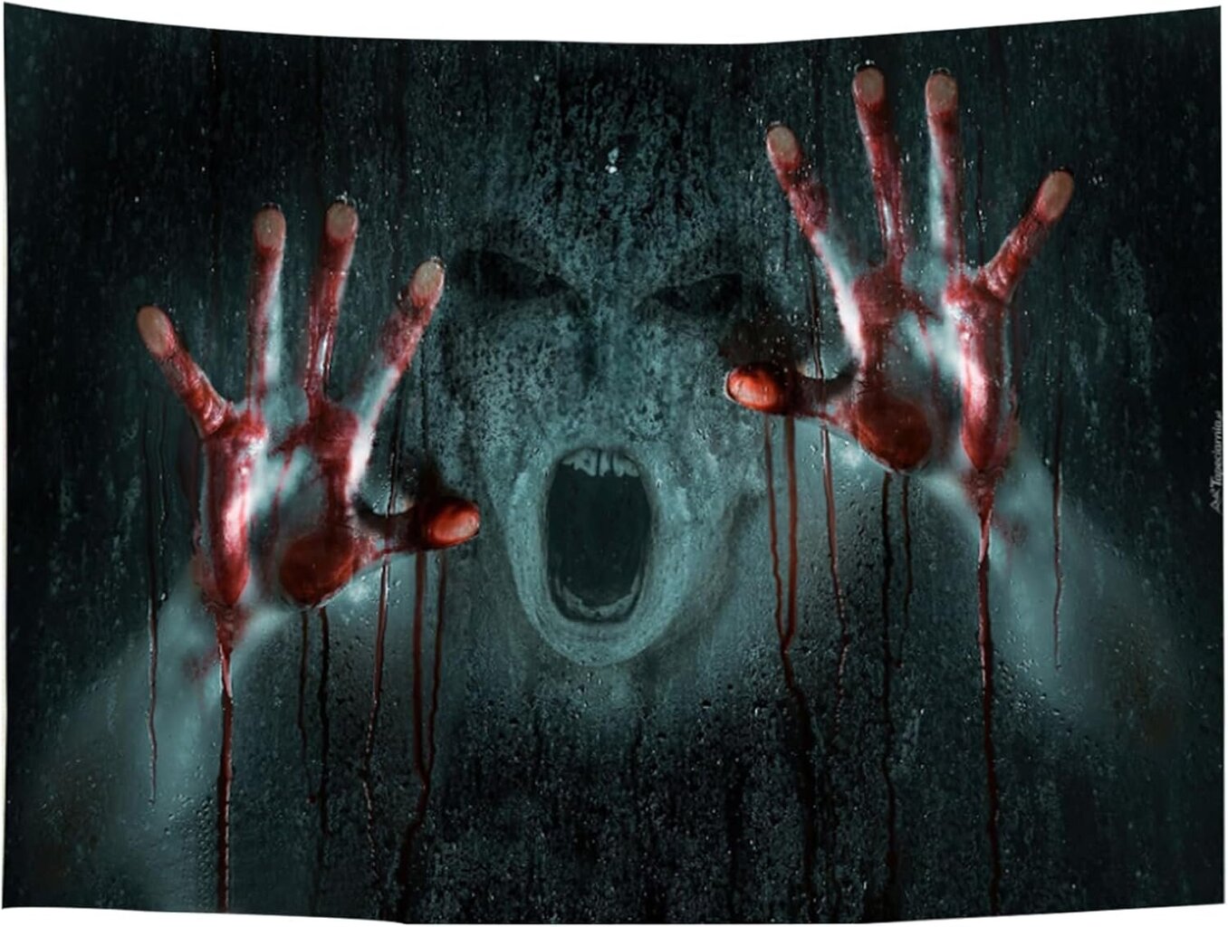 Halloween kuvakudos, 150x130cm hinta ja tiedot | Juhlakoristeet | hobbyhall.fi