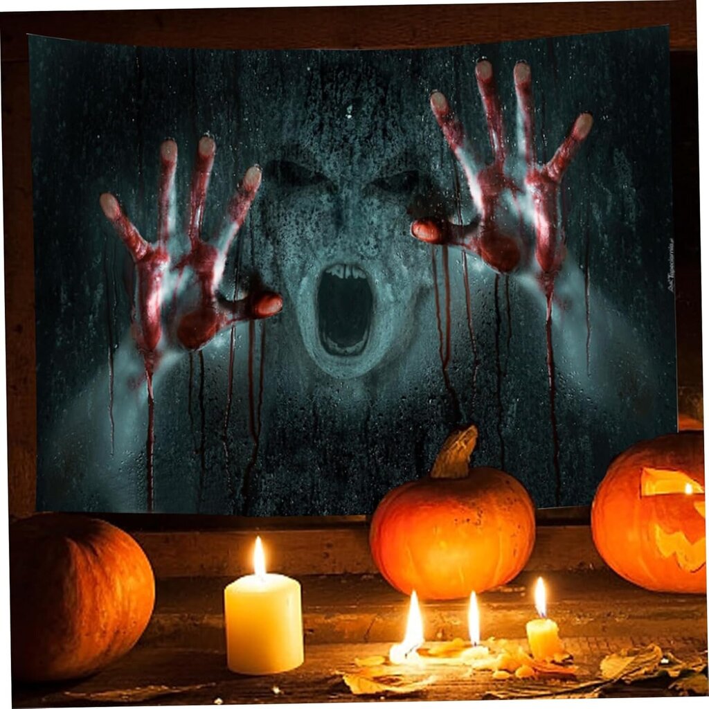 Halloween kuvakudos, 150x130cm hinta ja tiedot | Juhlakoristeet | hobbyhall.fi