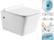 Wc-istuin Mexen Cube Rimless Duroplast Slim, jossa hitaasti laskettava kansi hinta ja tiedot | WC-istuimet | hobbyhall.fi