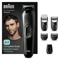 Braun Series 3 MGK3420 hinta ja tiedot | Hiustenleikkuukoneet ja trimmerit | hobbyhall.fi