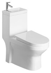 WC-istuin pesualtaalla Hygie 36,5 x 78 x 72 cm Soft Close hinta ja tiedot | WC-istuimet | hobbyhall.fi