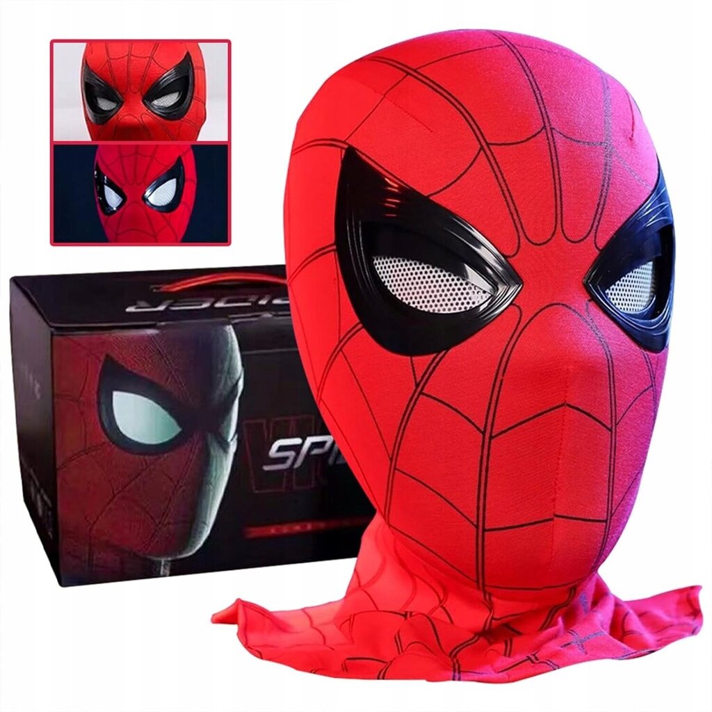 Spiderman Eye Mask, Super Hero Cosplay Mask lapsille/aikuisille hinta ja tiedot | Naamiaisasut | hobbyhall.fi