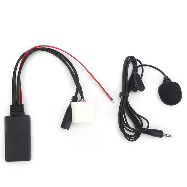 Auton Bluetooth Stereo Radio Audio Jatkettava Wire Phone Hands Free Mic Adapter sopii Mazda 2 / 3 / 5 / 6 / MX5 / RX8 2006-On