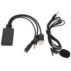 Bluetooth 5.0 AUX-kaapelisovitin mikrofonilla Handsfree-puhelun korvaaminen Ford Focukseen/Mondeoon hinta ja tiedot | USB-sovittimet äänentoistoon | hobbyhall.fi