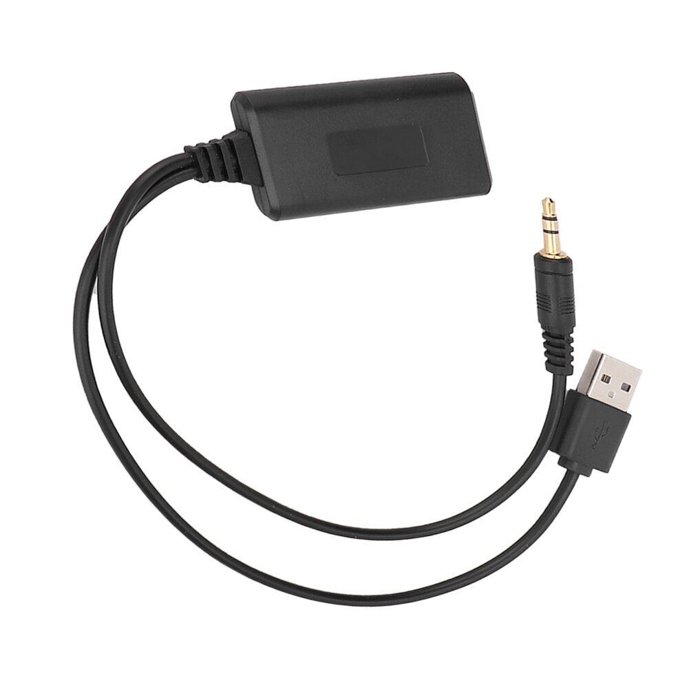 12V Kannettava autoradio BT Audio Adapter Aux Kaapeli Sopivuus E90 E91 E92 E93 Musta hinta ja tiedot | USB-sovittimet äänentoistoon | hobbyhall.fi