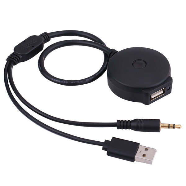 Auton langaton Bluetooth Audio 3,5 mm AUX USB-sovitinkaapeli BMW & Mini Cooperille