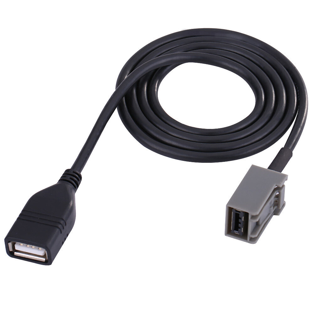 60 cm:n auton USB 2.0 AUX In Adapter -kaapelin äänen jatkojohto Honda Mitsubishi 2009 eteenpäin hinta ja tiedot | USB-sovittimet äänentoistoon | hobbyhall.fi