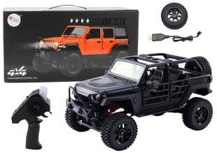 Kauko-ohjattava auto 2.4G 4x4, musta hinta ja tiedot | Poikien lelut | hobbyhall.fi