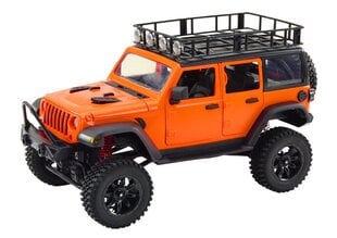 Kauko-ohjattava auto 2.4G 4x4, oranssi hinta ja tiedot | Poikien lelut | hobbyhall.fi