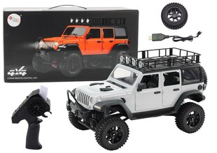 Kauko-ohjattava auto 2.4G 4x4, valkoinen hinta ja tiedot | Poikien lelut | hobbyhall.fi