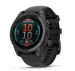 Garmin fēnix® E Slate grey steel with Black silicone band hinta ja tiedot | Älykellot | hobbyhall.fi