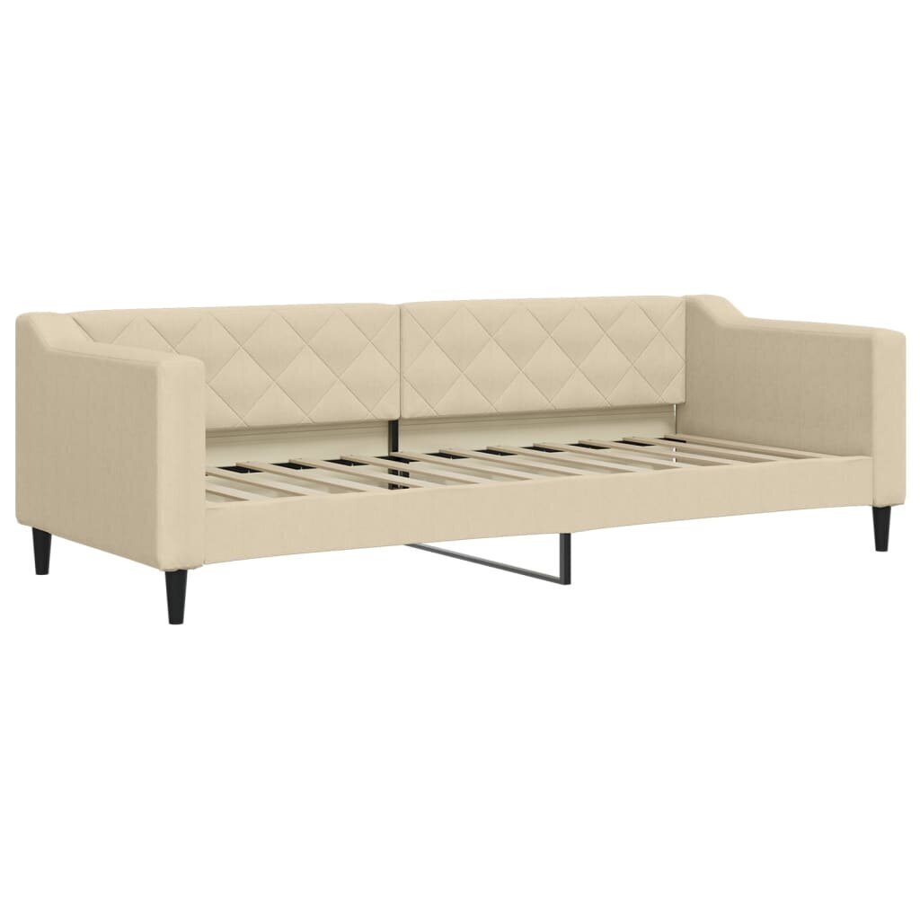 Ulosvedettävä sänky laatikoilla vidaXL, 80x200 cm, beige hinta ja tiedot | Sängyt | hobbyhall.fi