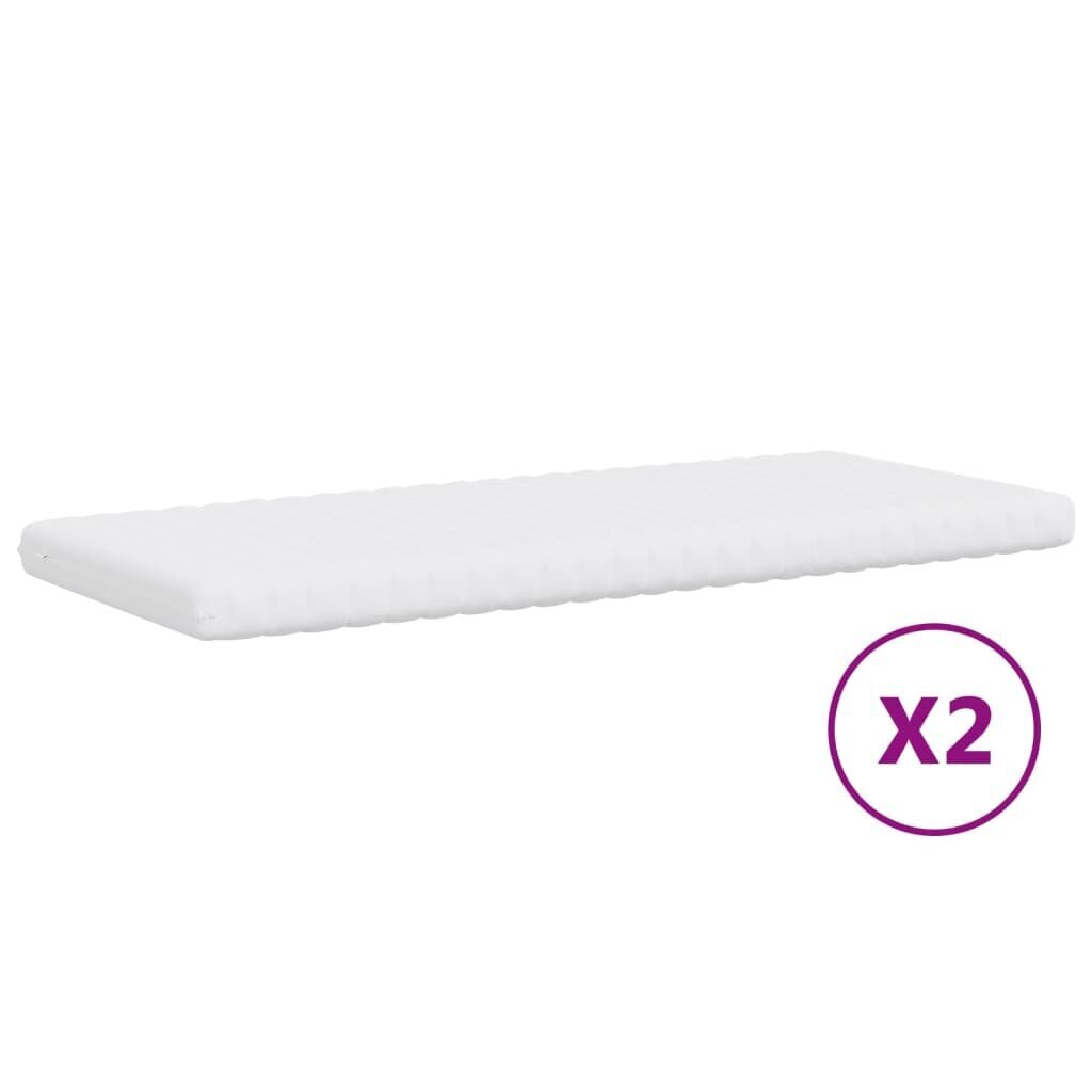 vidaXL Jatkettava Sohva Laatikoilla Tummanharmaa 80x200 cm Kangas hinta ja tiedot | Sängyt | hobbyhall.fi