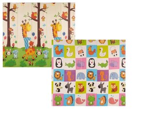 Kaksipuolinen vaahtomuovimatto To-Ma Giraffe and Animals 7733, 2 kpl hinta ja tiedot | Leikkimatot | hobbyhall.fi