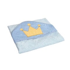 Hupullinen pyyhe Canpol Babies King, 26/800, 85x85cm, sininen hinta ja tiedot | Kylpyvälineet | hobbyhall.fi