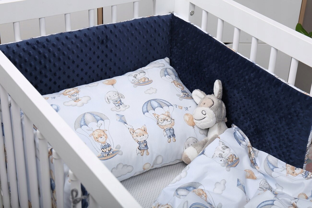 Pinnasängyn laitasuoja Babymam 180x30, sininen hinta ja tiedot | Lasten turvallisuus | hobbyhall.fi