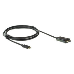 Ewent EW9824, USB-C/HDMI, 2 m hinta ja tiedot | Kaapelit ja adapterit | hobbyhall.fi