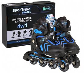 Rullaluistimet SporTrike Skates 4in1, sininen hinta ja tiedot | Rullaluistimet | hobbyhall.fi