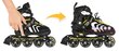 Rullaluistimet SporTrike Skates 4in1, keltainen hinta ja tiedot | Rullaluistimet | hobbyhall.fi