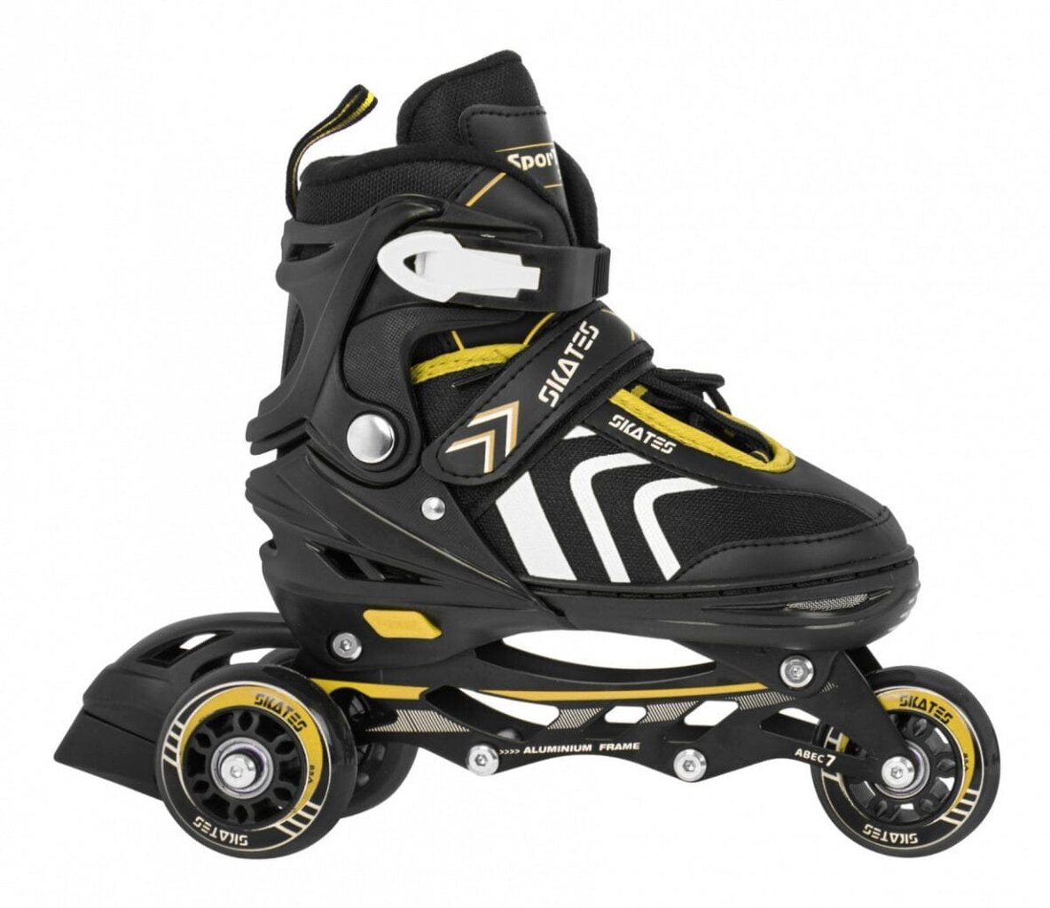 Rullaluistimet SporTrike Skates 4in1, keltainen hinta ja tiedot | Rullaluistimet | hobbyhall.fi