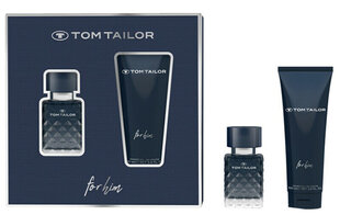 Kosmetiikkasetti Tom Tailor for Him miehille: Eau de Toilette EDT, 30 ml + suihkugeeli, 100 ml hinta ja tiedot | Suihkusaippuat ja suihkugeelit | hobbyhall.fi