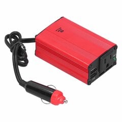 300 W Power Invertterin kaksi USB-porttia autokodin ulkokäyttöön DC 12 V - AC hinta ja tiedot | Muuntimet ja invertterit | hobbyhall.fi