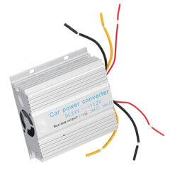 24 V - 12 V DC Power Converter - ammattimainen Voltage Buck -muuntaja henkilöautojen kuorma-autoihin 15 A hinta ja tiedot | Muuntimet ja invertterit | hobbyhall.fi