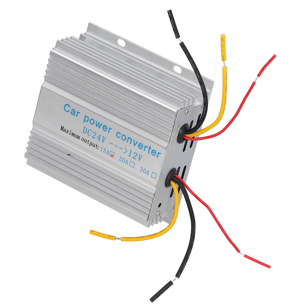 24 V - 12 V DC Power Converter - ammattimainen Voltage Buck -muuntaja henkilöautojen kuorma-autoihin 15 A hinta ja tiedot | Muuntimet ja invertterit | hobbyhall.fi