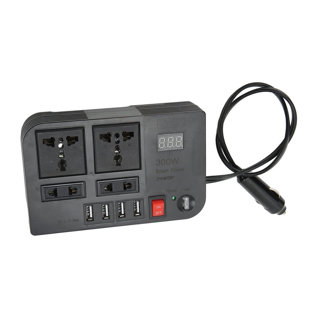 Power Inverter 12V - 220-240V 600W modifioitu siniaalto savukkeensytyttimen jännitteenmuunnin yleiskäyttöinen autoon hinta ja tiedot | Muuntimet ja invertterit | hobbyhall.fi