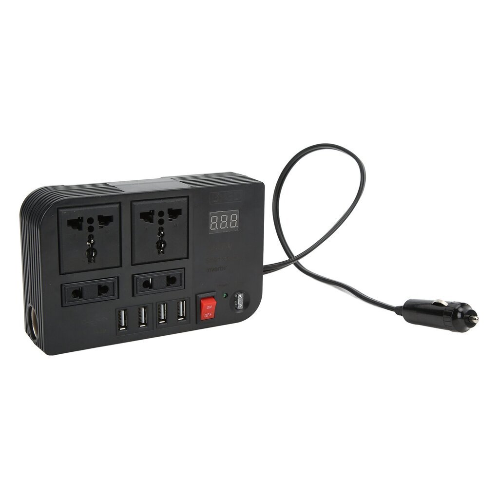 Power Inverter 12V - 220-240V 600W modifioitu siniaalto savukkeensytyttimen jännitteenmuunnin yleiskäyttöinen autoon hinta ja tiedot | Muuntimet ja invertterit | hobbyhall.fi