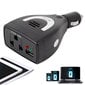 75 W DC12V AC Auto Power Invertter Muunnin USB-laturisovitin hinta ja tiedot | Muuntimet ja invertterit | hobbyhall.fi