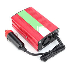 150 W auton aurinkoenergian invertteri USB-lataus DC 12V AC 220-240V hinta ja tiedot | Muuntimet ja invertterit | hobbyhall.fi