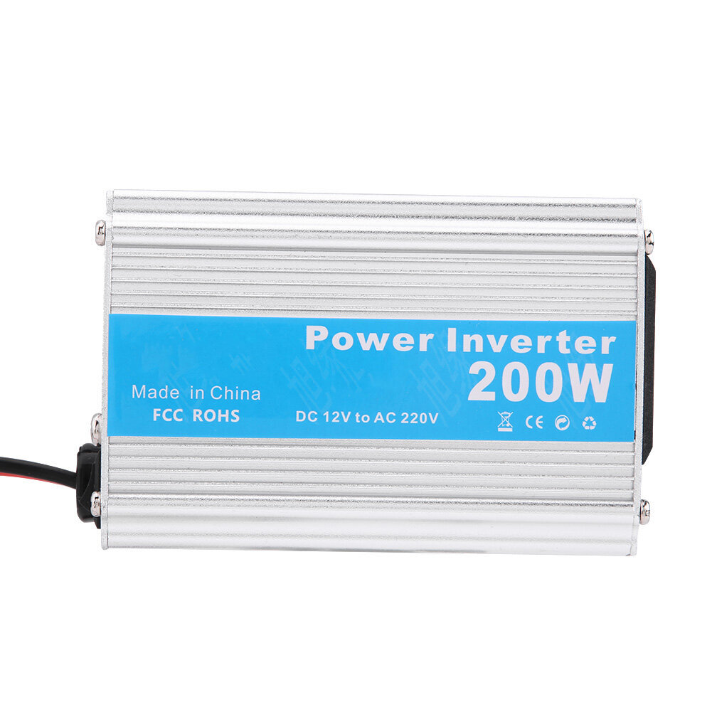 200 W DC 12 V - AC 220 V Auto Power Invertter Muunnin USB-laturisovitin hinta ja tiedot | Muuntimet ja invertterit | hobbyhall.fi