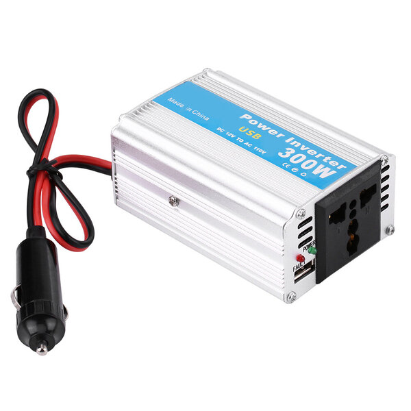 300 W DC 12V AC 110V AC AC 110V Auto Power Inverter Muunnin USB-laturisovitin