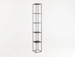 Runkohylly TENSIO PILLAR 5F 230x30 - musta hinta ja tiedot | Hyllyt | hobbyhall.fi