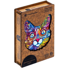 Puinen palapeli Unidragon Impressive Cat, 200 det. hinta ja tiedot | Palapelit | hobbyhall.fi