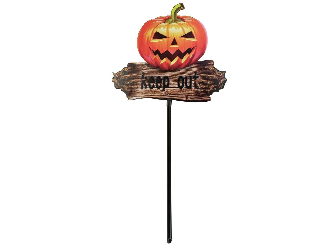 EUROPALMS Halloween Pumpkin "KEEP OUT" Pickerillä, 50cm hinta ja tiedot | Juhlakoristeet | hobbyhall.fi