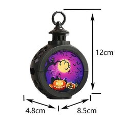 Halloween LED Pumpkin Lantern, 4,8 x 8,5 x 12 cm hinta ja tiedot | Juhlakoristeet | hobbyhall.fi