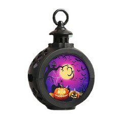 Halloween LED Pumpkin Lantern, 4,8 x 8,5 x 12 cm hinta ja tiedot | Juhlakoristeet | hobbyhall.fi