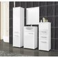 NORE Fin W60, Seinäkylpyhuonekaappi valkoinen kiiltävä hinta ja tiedot | Kylpyhuonekaapit | hobbyhall.fi