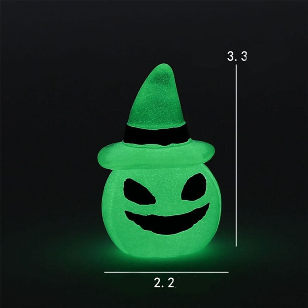 8 kpl Halloween-pienoisvalokoristeita, 2,2 x 3,3 cm hinta ja tiedot | Juhlakoristeet | hobbyhall.fi