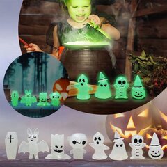 8 kpl Halloween-pienoisvalokoristeita, 2,2 x 3,3 cm hinta ja tiedot | Juhlakoristeet | hobbyhall.fi