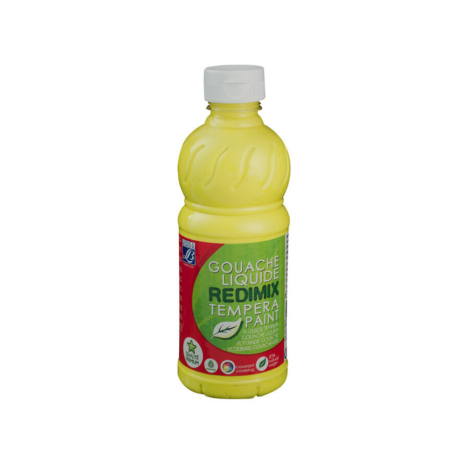 Gouache L&B Redimix 169 Sitruunakeltainen, 500 ml hinta ja tiedot | Taide- ja askartelutarvikkeet | hobbyhall.fi