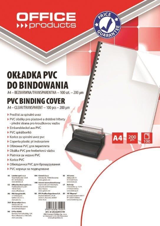 Sidontapäälliset PVC, 0,2 mm, läpinäkyvä hinta ja tiedot | Toimistotarvikkeet | hobbyhall.fi