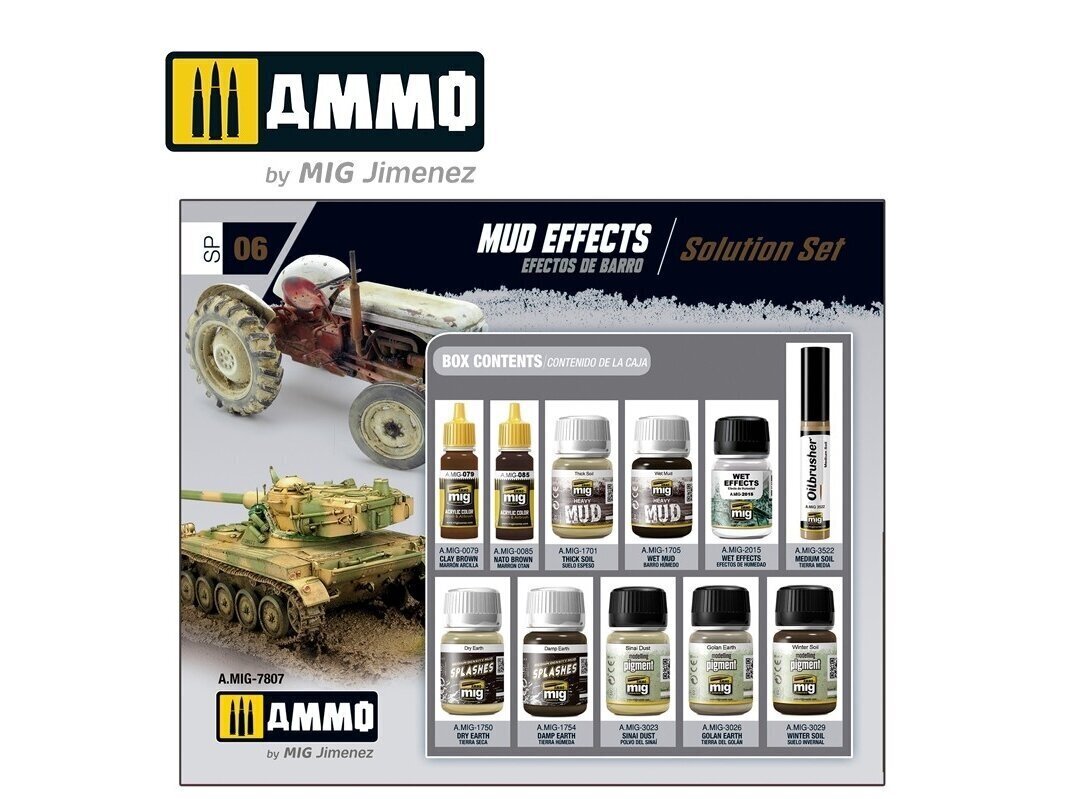 Paint Ammo Mig - mutaefektien ratkaisusetti. AMIG7807 hinta ja tiedot | Taide- ja askartelutarvikkeet | hobbyhall.fi