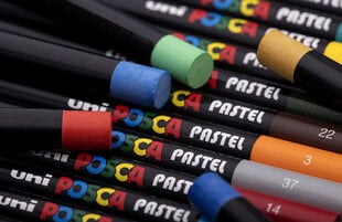 Väriliidut Posca, 24 kpl. hinta ja tiedot | Taide- ja askartelutarvikkeet | hobbyhall.fi