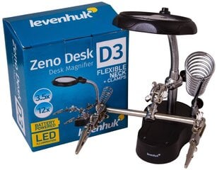 Suurennuslasi Levenhuk Zeno Desk D3 hinta ja tiedot | Toimistotarvikkeet | hobbyhall.fi